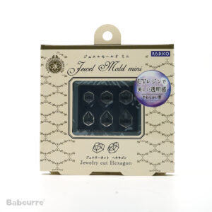 Padico mallen Jewel Mold Mini Jewelry Cut Hexagon